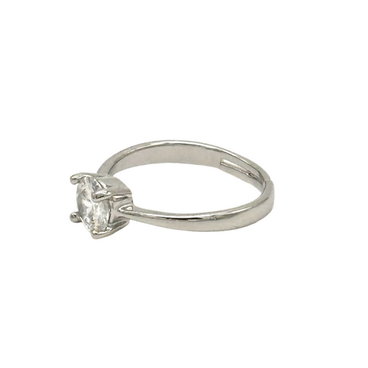 925 Sterling Zilveren Ring Met Zirkoon Steen[R102]