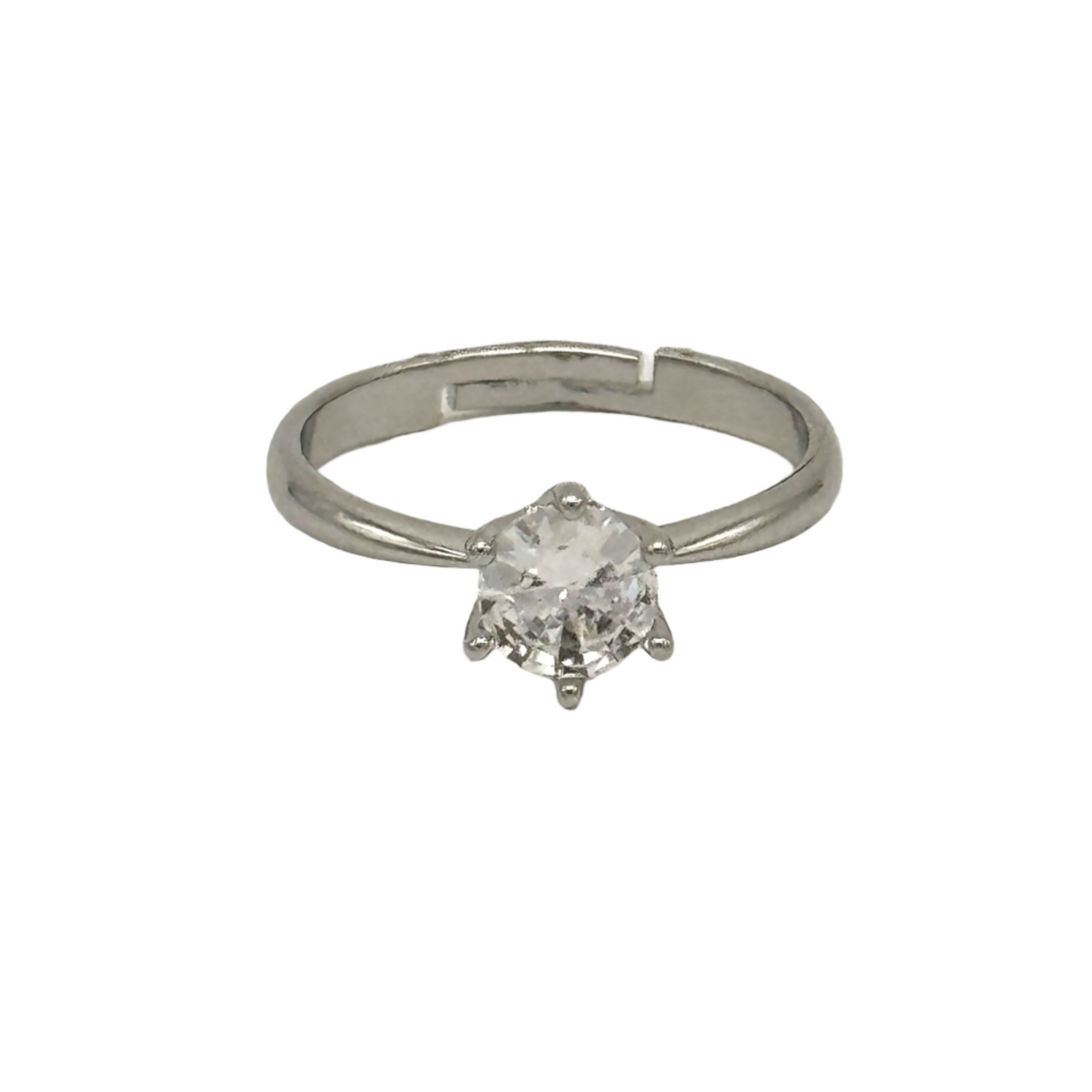 925 Sterling Zilveren Ring Met Zirkoon Steen[R103]