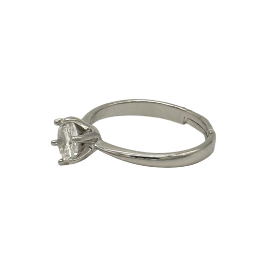 925 Sterling Zilveren Ring Met Zirkoon Steen[R103]