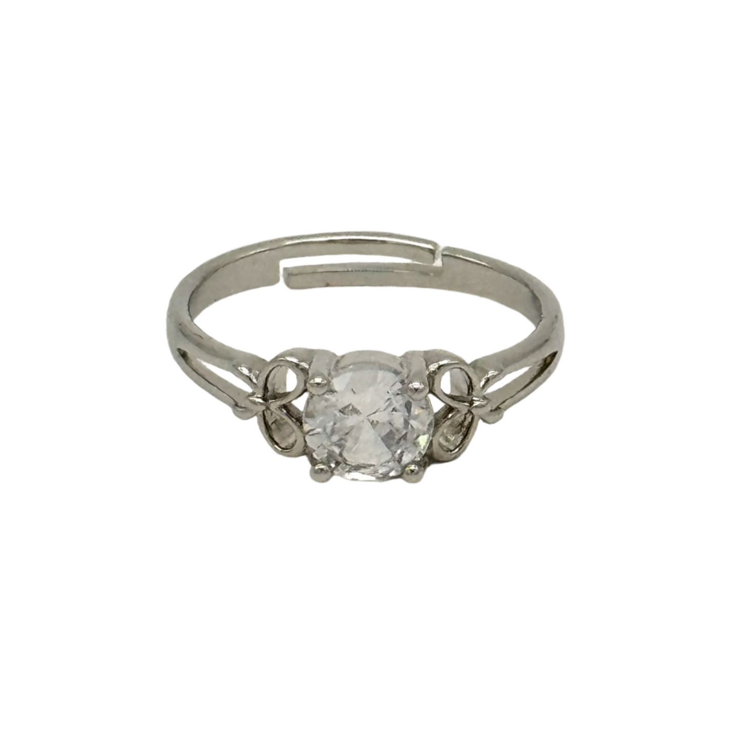925 Sterling Silver Ring With Zircon Stone[R108]