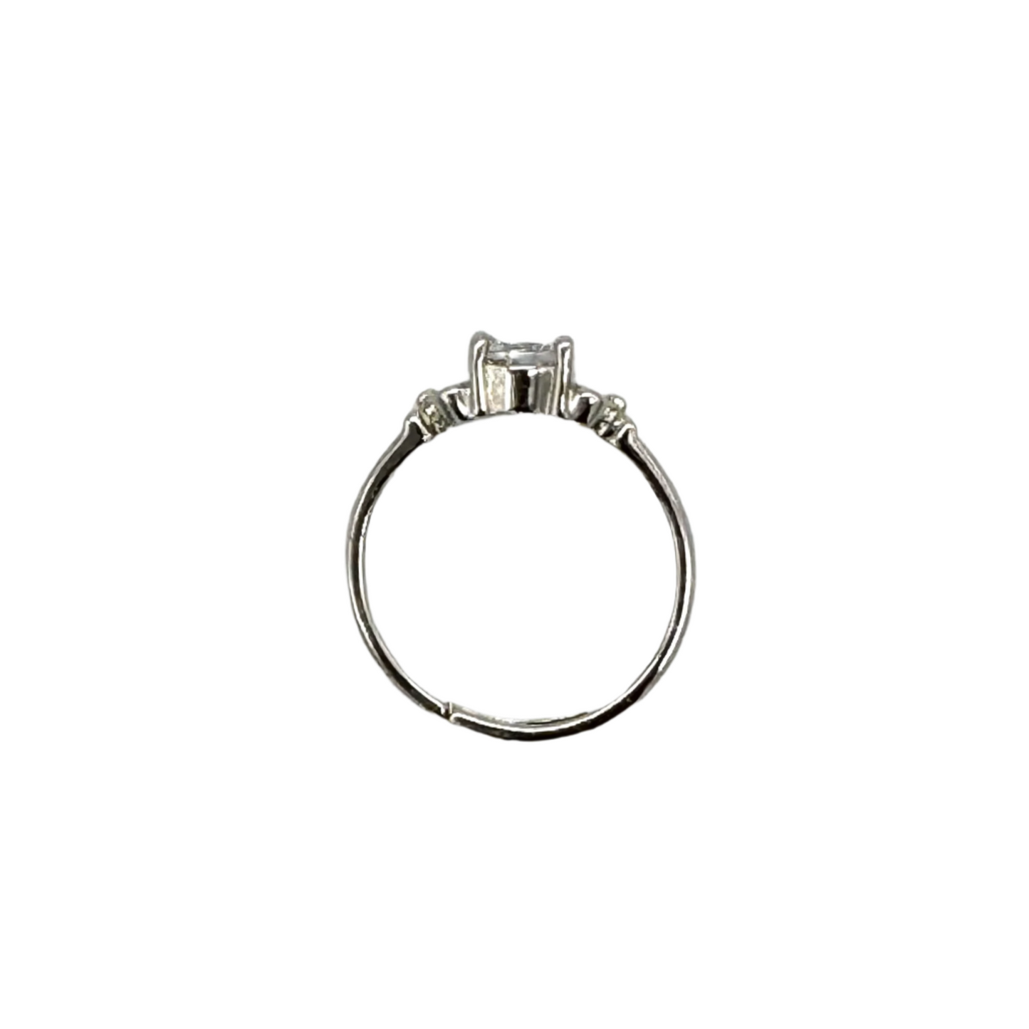 925 Sterling Silver Ring With Zircon Stone[R108]