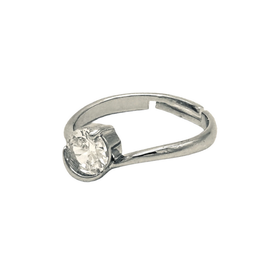 925 Sterling Zilveren Ring Met Zirkoon Steen[R101]